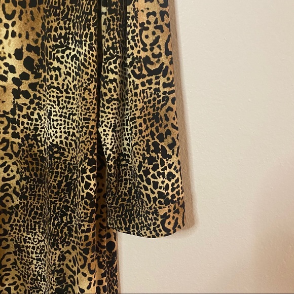 Chico’s Animal Print Dress Size 3 - Picture 3 of 5